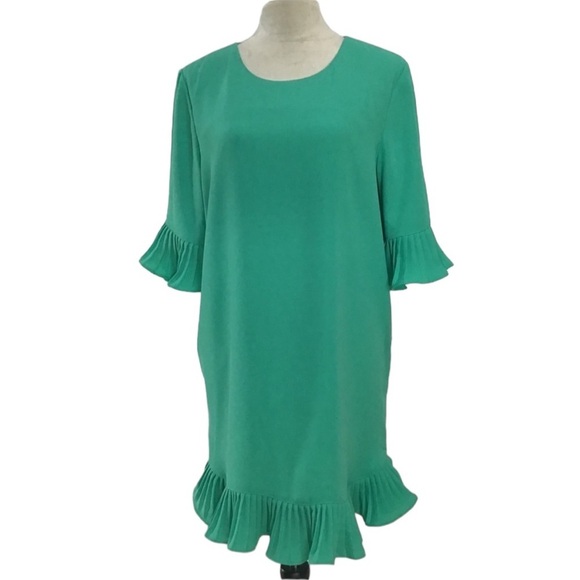 Alfani Fresh Petal Green Cozumel Shift Dress See Measurements(L- XL) - Picture 1 of 8